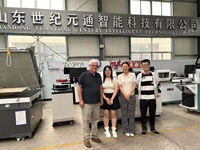 Machine de thermoformage industrielle en Corian BYTCNC, presse à membrane sous vide pour le façonnage de surfaces solides