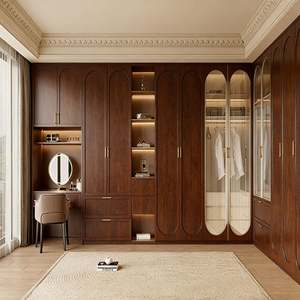 BALOM Custom Italian Style Modern <b>White</b> Tinted Glass <b>Wardrobe</b> Minimalist Luxury Flat Modern Design Closet <b>Bedroom</b> Furniture - Product Image 5