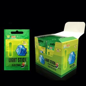 Fabriek 5 Stks/zak Lichtgevende Nachtvissen Float Fluorescerend Licht Stok Vissen Glow Stick Vissen Accessoires - Product Image 3