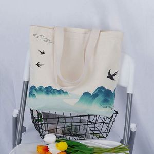 Sac de courses personnalisé en toile de coton bio imprimé, sac vierge naturel en lin et coton recyclé - Product Image 2