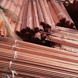 Ac Copper Pipe Straight ASTM C1100 C10200 Pure AC Copper Tube / Copper Pipe