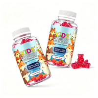 Gommes vitaminées pour enfants, multivitamines en gommes pour enfants, fabricant de gommes personnalisées en marque privée, supplément OEM
