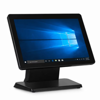 Terminal POS Android 15,6 Inci All-in-One Layar Sentuh Kapasitif Komputer Kasir Layar Ganda untuk Toko Ritel Salon