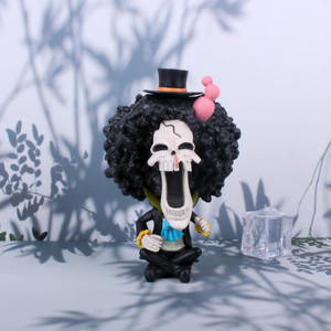 Vente chaude Figurines d'action en PVC mignonnes d'anime <span class=keywords><strong>One</strong></span> <span class=keywords><strong>Piece</strong></span> Luffy Zoro Figurines mignonnes Jouets poupées Modèle de collection Jouet pour la décoration de voiture - Product Image 5