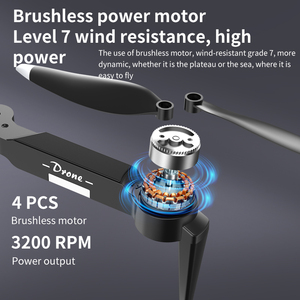 F3 PRO Drone tiên tiến GPS trở về nhà 4K chụp ảnh trên không Quadcopter Pin dài <span class=keywords><strong>VS</strong></span> S119 để sử dụng ngoài trời - Product Image 2