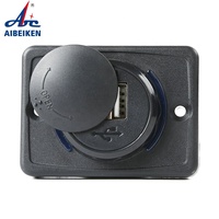 Chargeur USB double 3.1A à montage sur panneau DC 12V 24V pour train, tramway, bateau, voiture, bus, siège