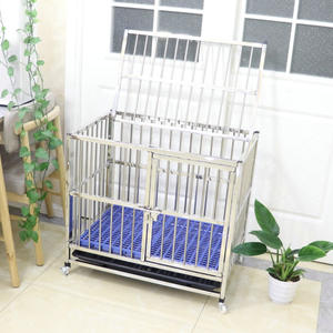 <span class=keywords><strong>Cage</strong></span> pour chien de compagnie en acier inoxydable - Product Image 2