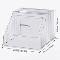 BIQU PopCap – couvercle supérieur transparent pour Snapmaker U1, boîtier transparent isolé et anti-poussière, étui de protection pour imprimante 3D