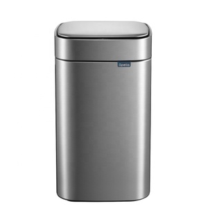 <strong>Silver</strong> Garbage <strong>Bin</strong> Bathroom No Touch 12L Sensor Rubbish <strong>Bin</strong> - Product Image 4