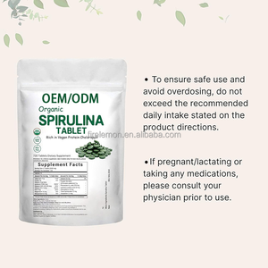 Vitamin, mineral ve antioksidanlar açısından zengin özel özel etiket organik <span class=keywords><strong>Spirulina</strong></span> tabletleri bağışıklık artırıcı diyet takviyesi - Product Image 5