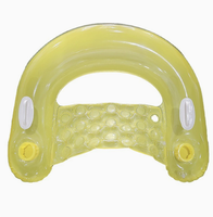 Plateforme flottante gonflable en PVC pour piscine, chaise longue et canapé gonflable pour parc aquatique estival