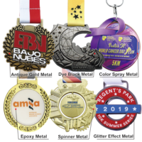 Médaille de ski avec logo personnalisé en argent antique Médailles personnalisées en émail argent antique Concevez votre propre prix de compétition Artisanat en métal