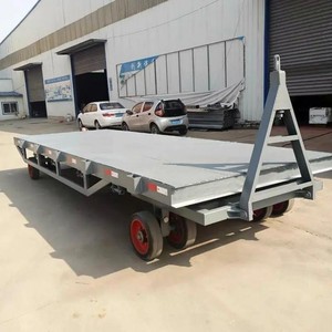 工厂仓库物料运输用重型工业平板拖车 - Product Image 4