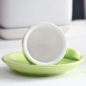 Juego <span class=keywords><strong>de</strong></span> platillos <span class=keywords><strong>de</strong></span> <span class=keywords><strong>Taza</strong></span> <span class=keywords><strong>de</strong></span> cerámica para espresso italiano, 80ml <span class=keywords><strong>Mini</strong></span> negra <span class=keywords><strong>de</strong></span> <span class=keywords><strong>taza</strong></span> <span class=keywords><strong>de</strong></span> café, textura esmerilada, Demitasse Tasse Tazas Copo Brief Candy - Product Image 5