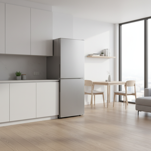 Réfrigérateur domestique à <span class=keywords><strong>double</strong></span> porte et congélateur supérieur de 252 litres, moitié congélateur, moitié réfrigérateur - Product Image 3