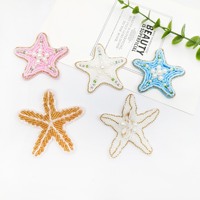 Appliques de sequins faites à la main, motifs sportifs quatre saisons, méduse et étoile de mer, pour vêtements et décoration DIY, Modèle 232