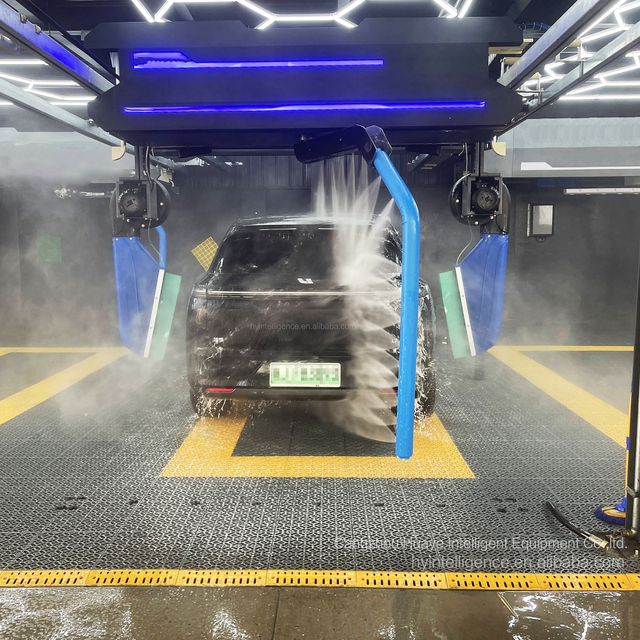 Computer 360 Degree Touchless Fully Automatic Car Wash Machine Automatic High Pressure Car Washing Machine With 6 Dryer