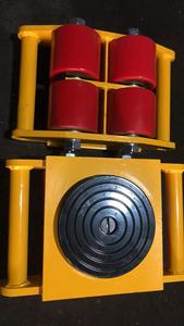 Factory Direct Supply 6ton to 24ton Moving Skate Transport Roller <strong>Cargo</strong> Trolley Machine Hand <strong>Carts</strong> &amp; Trolleys - Product Image 5