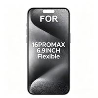 Remplacement d'écran pour 16 Pro Max, écran OLED de 6,9 pouces, assemblage de numériseur tactile 3D