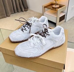 New retro double-strapped Dechen women's <b>shoes</b>-suede color blend Aigun <b>shoes</b> - rubber sole versatile couple casual sports <b>shoes</b> - Product Image 4