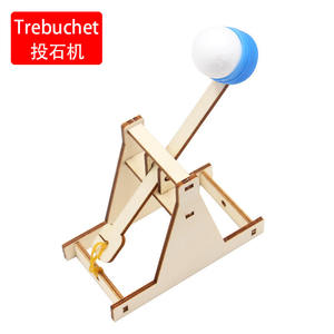 หุ่นยนต์สามเหลี่ยมไม้การผลิตขนาดเล็กวิทยาศาสตร์และเทคโนโลยีงานฝีมือสำหรับนักเรียนระดับประถมศึกษาและมัธยมศึกษา - Product Image 4