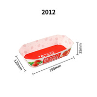 Plateau de présentation pour fruits frais (cerises et fraises) avec design personnalisable, capacité 0,5 kg, boîte de découpe de fruits en forme de bateau