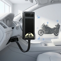 Mini rastreador GPS 4G LTE con sistema de seguimiento de vehículos en tiempo real, aplicación gratuita, corte remoto del motor, parada de vehículo, coche, motocicleta, GPS 4G