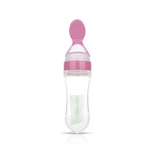 Bouteille d'alimentation en Silicone avec cuillère, pour bébé, supplément alimentaire, riz, céréales, cuillère à presser, Gel de silice, ml - Product Image 6