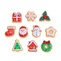 Promotion Spéciale Mini Figurines de Noël en Résine Ornements de Sapin de Noël en Résine Bijoux de Noël en Résine pour la Décoration
