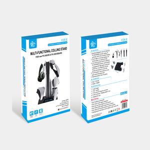 Support de refroidissement tout-en-un pour console de <span class=keywords><strong>jeu</strong></span> PS5/Pro/Slim Double charge pour PS5 & <span class=keywords><strong>PSVR2</strong></span> Support de contrôleur pour casque <span class=keywords><strong>PSVR2</strong></span> - Product Image 6