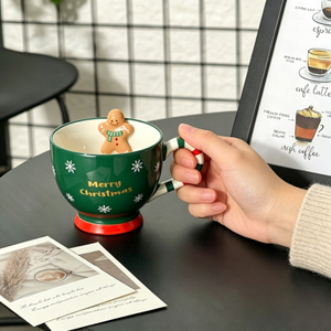 500ml Christmas Ceramic Stoneware Coffee <b>Mug</b>-Reusable Food Safe Customizable - Product Image 4