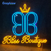 Lettres d'alphabet attrayantes en LED, barre lumineuse en néon flexible, enseigne en néon, enseigne en néon avec inscription