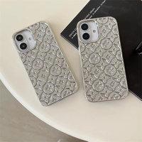 Étui de téléphone portable de mode diamant flash électrolytique de haute qualité de luxe pour iPhone16promax 15pro étui de protection contre les chutes 14 13 12