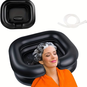 <span class=keywords><strong>Bac</strong></span> à <span class=keywords><strong>shampoing</strong></span> portable, plateau <span class=keywords><strong>gonflable</strong></span> pour le lavage des cheveux en position assise ou allongée au lit - Product Image 1