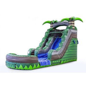 Grande glissière d'eau <span class=keywords><strong>gonflable</strong></span> verte avec la glissière d'eau commerciale de <span class=keywords><strong>piscine</strong></span> pour des adultes et des enfants - Product Image 2