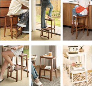 Tùy chỉnh tre 2 tầng gấp bước Phân Thang ghế - Product Image 5