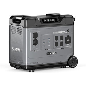OUKITEL BP5000 PRO MAX Portable Power Station Universal Voltage 5120WH Emergency Solar Generator 5000W <b>Home</b> <b>Backup</b> Device - Product Image 4