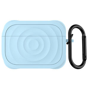 Funda Protectora para AirPods 4 y AirPods Pro 2, Color Sólido, Silicona, Patrón Ondulado, Funda Bluetooth para Apple - Product Image 1