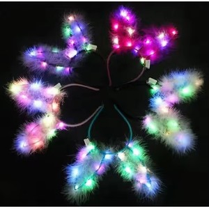Serre-tête lumineux à oreilles <span class=keywords><strong>de</strong></span> lapin LED, idéal pour les fêtes et les cadeaux d'anniversaire - Vente flash - Product Image 5