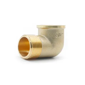 OEM Brass BSP NPT G Thread Fitting Elbow For Pipe Connection