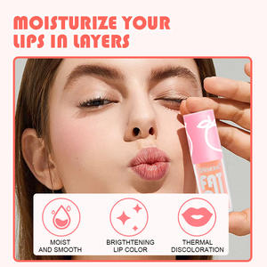 Gloss à lèvres nourrissant efficace, longue durée, huile à lèvres en gelée, ne colle pas facilement, gloss à lèvres, produits de soin des lèvres, <span class=keywords><strong>maquillage</strong></span>, style mignon - Product Image 4