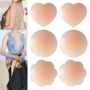 Geen Lijm En Lijm Zelfklevende Stickers Pasteitjes Naadloze Seks Geen Zelfklevende Borst Custom Siliconen Tepelhoes - Product Image 6