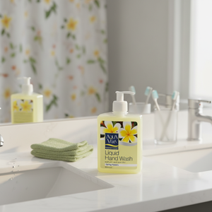 AQUAVERA Savon liquide pour les mains-Savon de toilette antiseptique aux ingrédients chimiques-FLEURS DE PRINTEMPS 500 ML - Product Image 3
