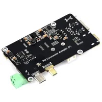 Tarjeta Adaptadora Multifunción PCIe a M.2 NVME SSD para Raspberry Pi 5, con PoE Ethernet, Alimentación a través de RJ45, Sin Controladores, para Salida 4K