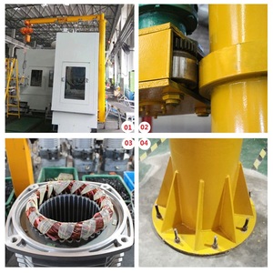 Grue à flèche pivotante montée sur pilier, 2 tonnes, rotation à 360 degrés, pour la manutention des matériaux en atelier - Product Image 6