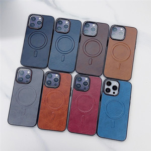 Funda <span class=keywords><strong>de</strong></span> Cuero Original <span class=keywords><strong>de</strong></span> Alta Calidad para iPhone 15 <span class=keywords><strong>Pro</strong></span> con Magnético Anti-golpes y Protección contra Impactos, Funda <span class=keywords><strong>de</strong></span> PU para iPhone 14 <span class=keywords><strong>Pro</strong></span> 15 <span class=keywords><strong>Pro</strong></span> - Product Image 2