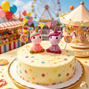 Decoración para Pastel con Forma <span class=keywords><strong>de</strong></span> <span class=keywords><strong>Unicornio</strong></span> 3D, Halal, Personalizada, al por Mayor, para Fiestas <span class=keywords><strong>de</strong></span> Cumpleaños y Repostería - Product Image 3