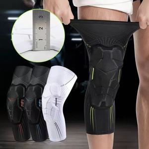 Genouillères de sport pour le basketball, protection anti-collision en éponge alvéolée, épaisses, souples, légères, respirantes, en spandex, pour l'été - Product Image 1
