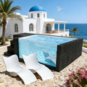 Kit de Piscina Rectangular de FRP Resistente a los Rayos UV para Familias y Niños, Fácil Instalación y Diseño Ecológico para Exteriores - Product Image 5