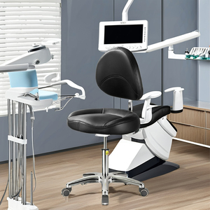 Chaise en cuir moderne réglable pour entrepôt scolaire utilisation extérieure selle rotation ascenseur bascule inclinable laboratoire dentaire meubles cliniques - Product Image 2